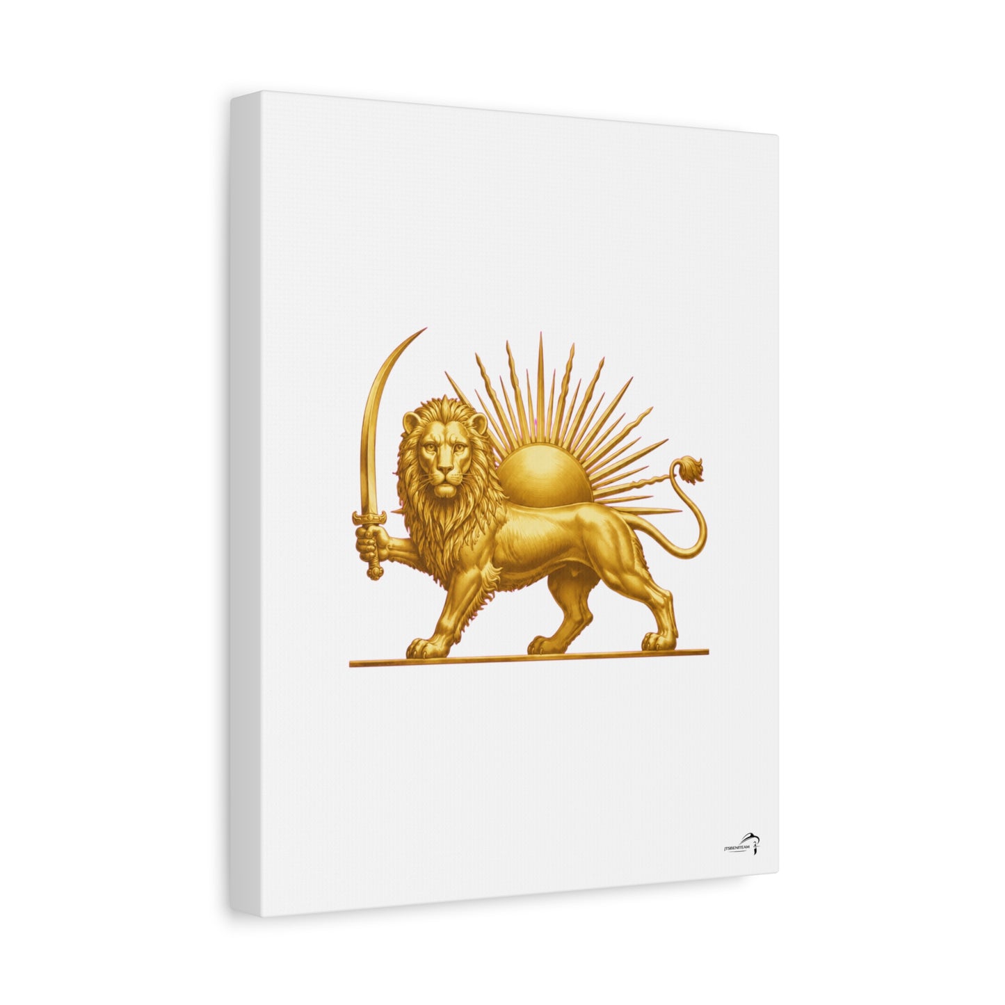 ItsBeniTeam™ Shir o Khorshid Heritage Canvas Wall Art | Premium Matte Stretched Canvas