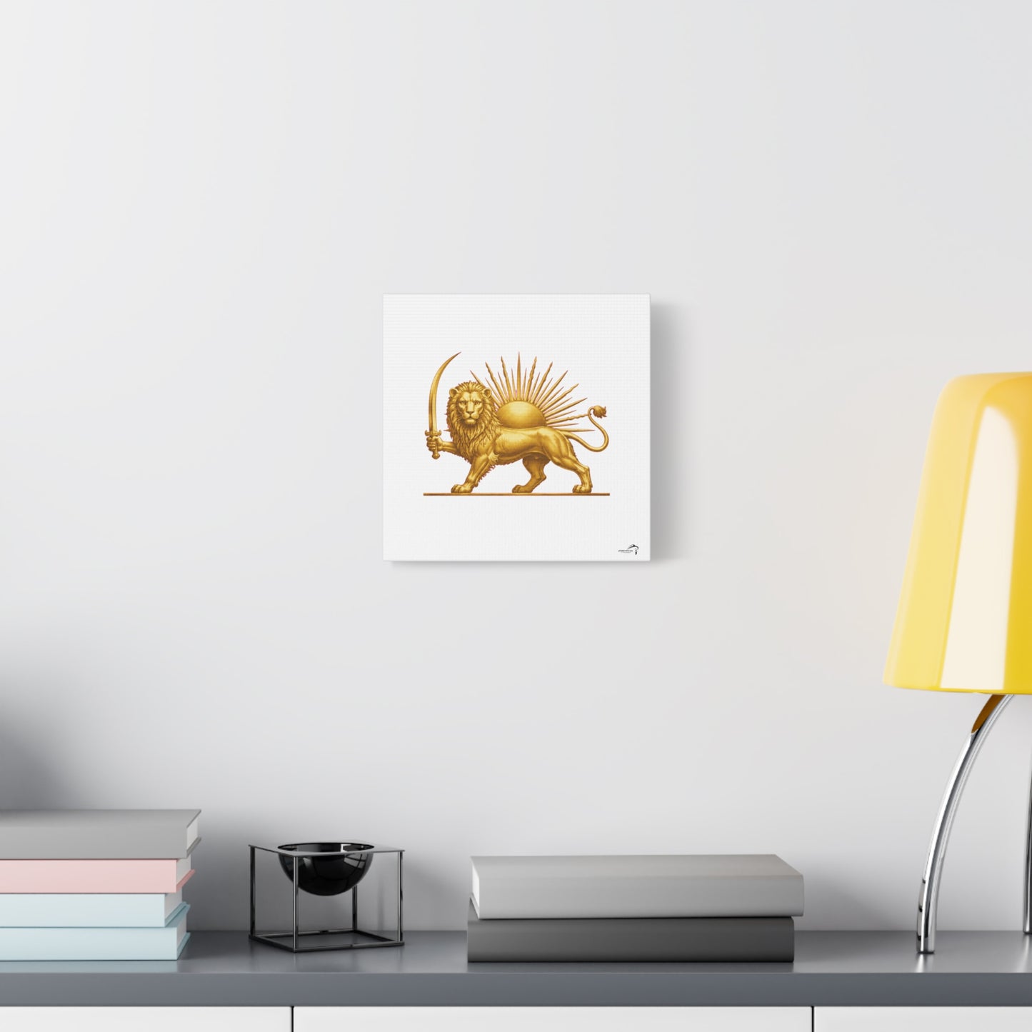 ItsBeniTeam™ Shir o Khorshid Heritage Canvas Wall Art | Premium Matte Stretched Canvas
