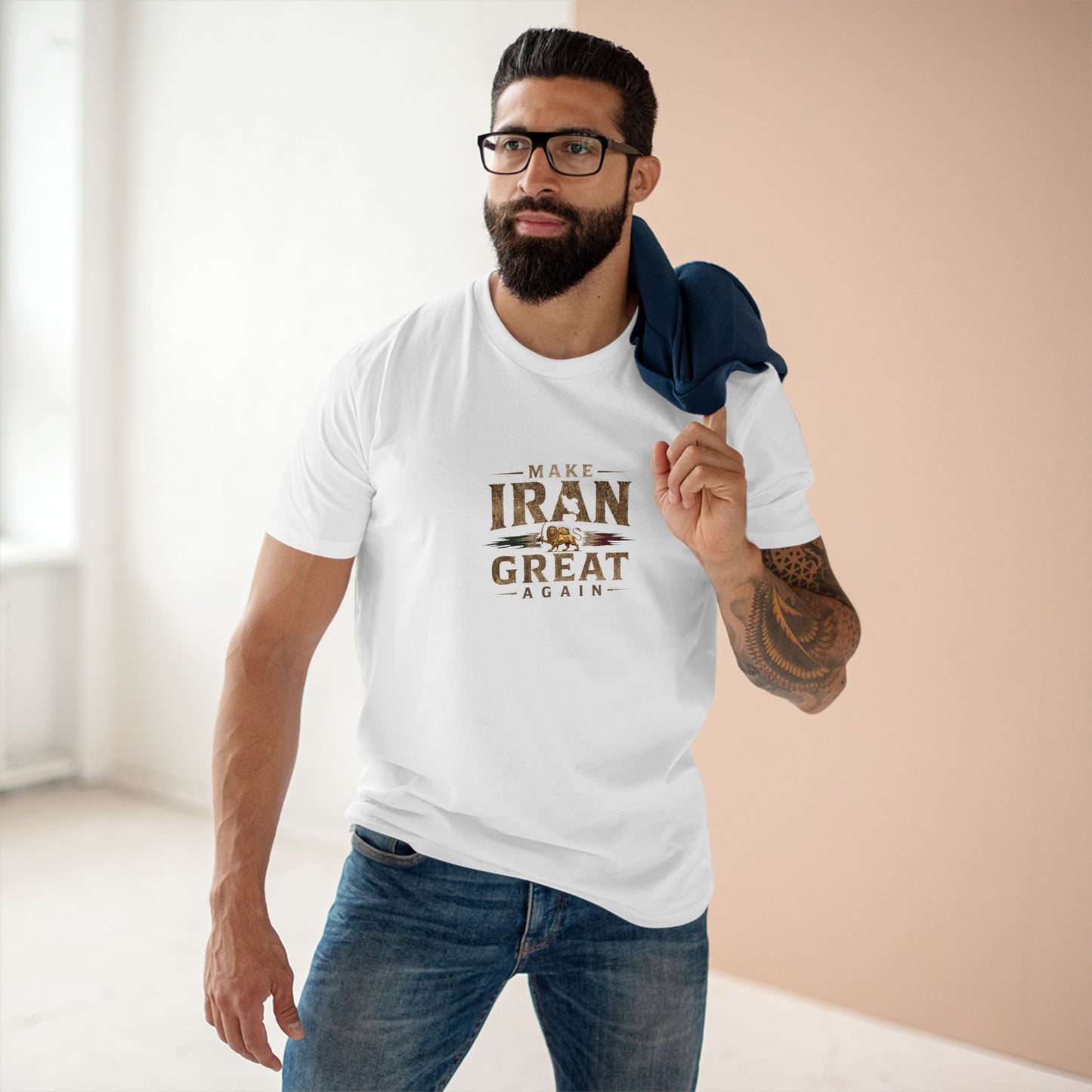 ItsBeniTeam™ | MIGA – Make Iran Great Again Premium Staple T-Shirt