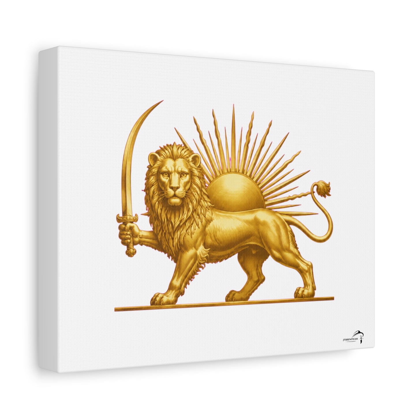 ItsBeniTeam™ Shir o Khorshid Heritage Canvas Wall Art | Premium Matte Stretched Canvas