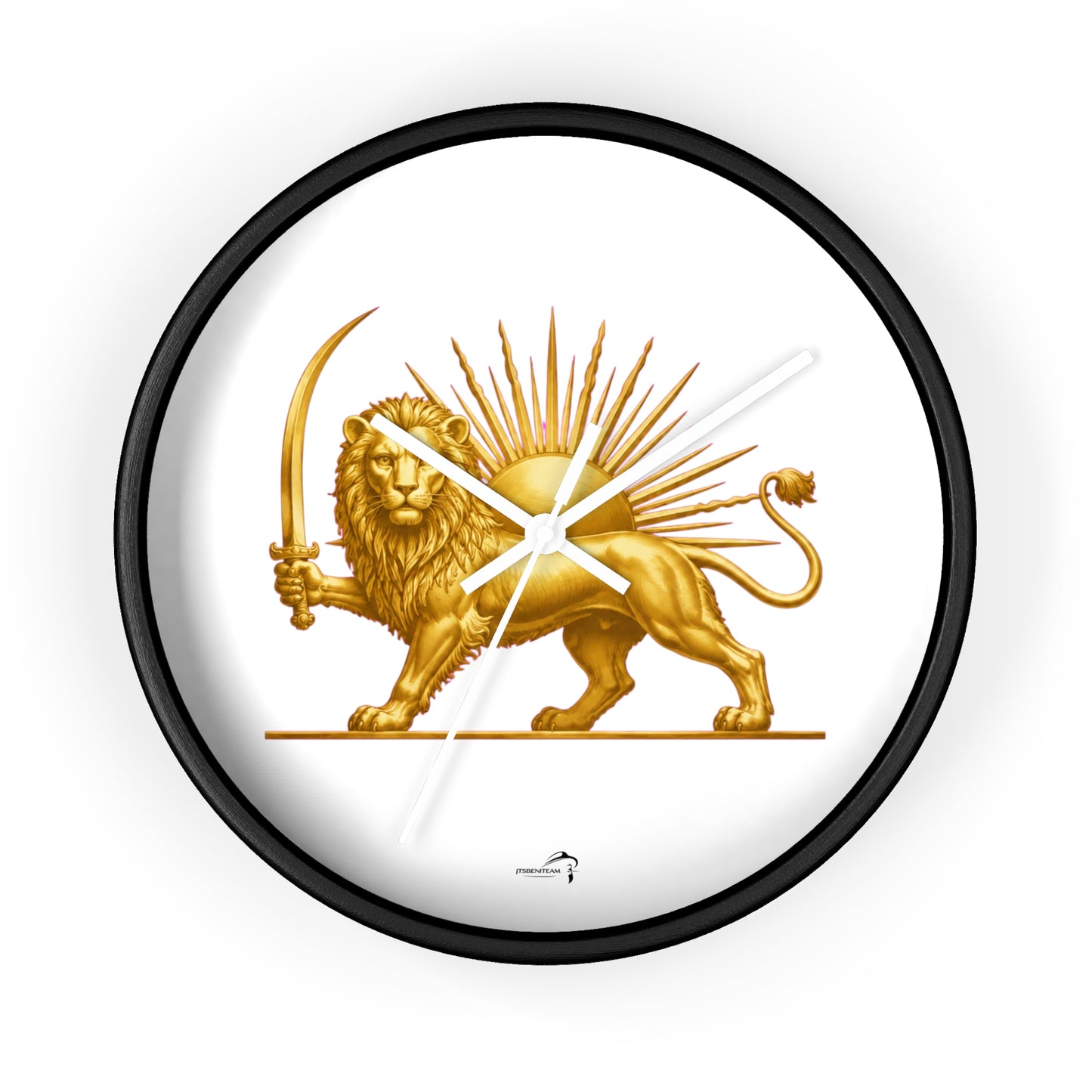 ItsBeniTeam™ | Lion & Sun – Legacy of Persia Wall Clock