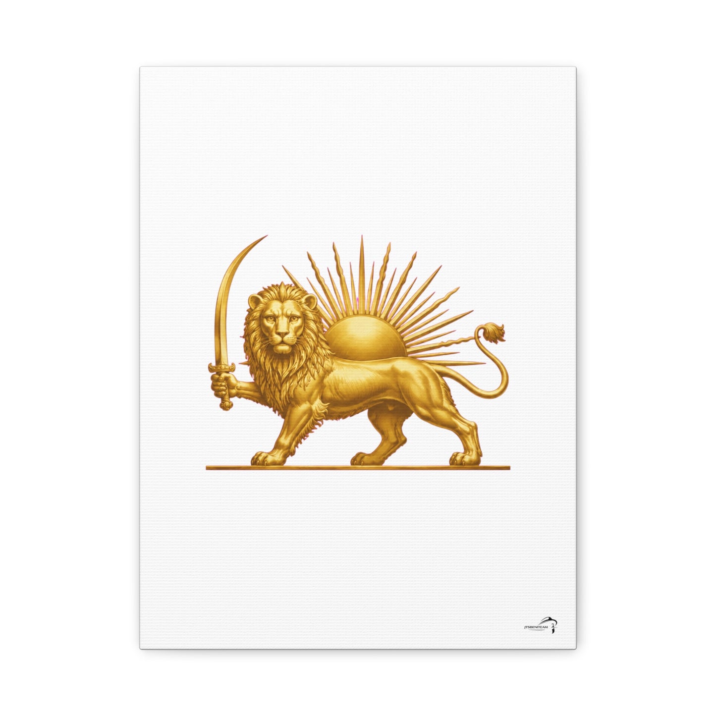 ItsBeniTeam™ Shir o Khorshid Heritage Canvas Wall Art | Premium Matte Stretched Canvas