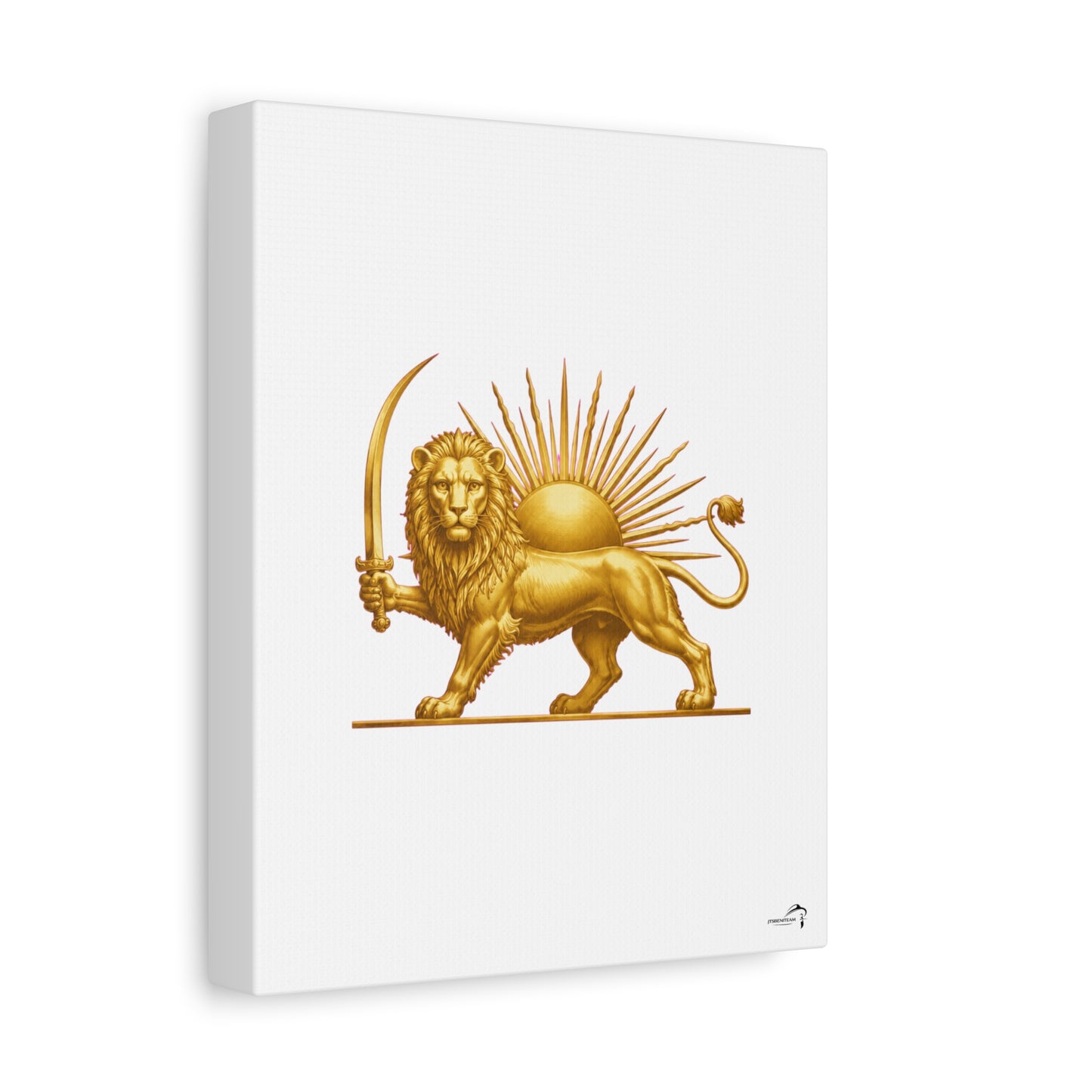 ItsBeniTeam™ Shir o Khorshid Heritage Canvas Wall Art | Premium Matte Stretched Canvas