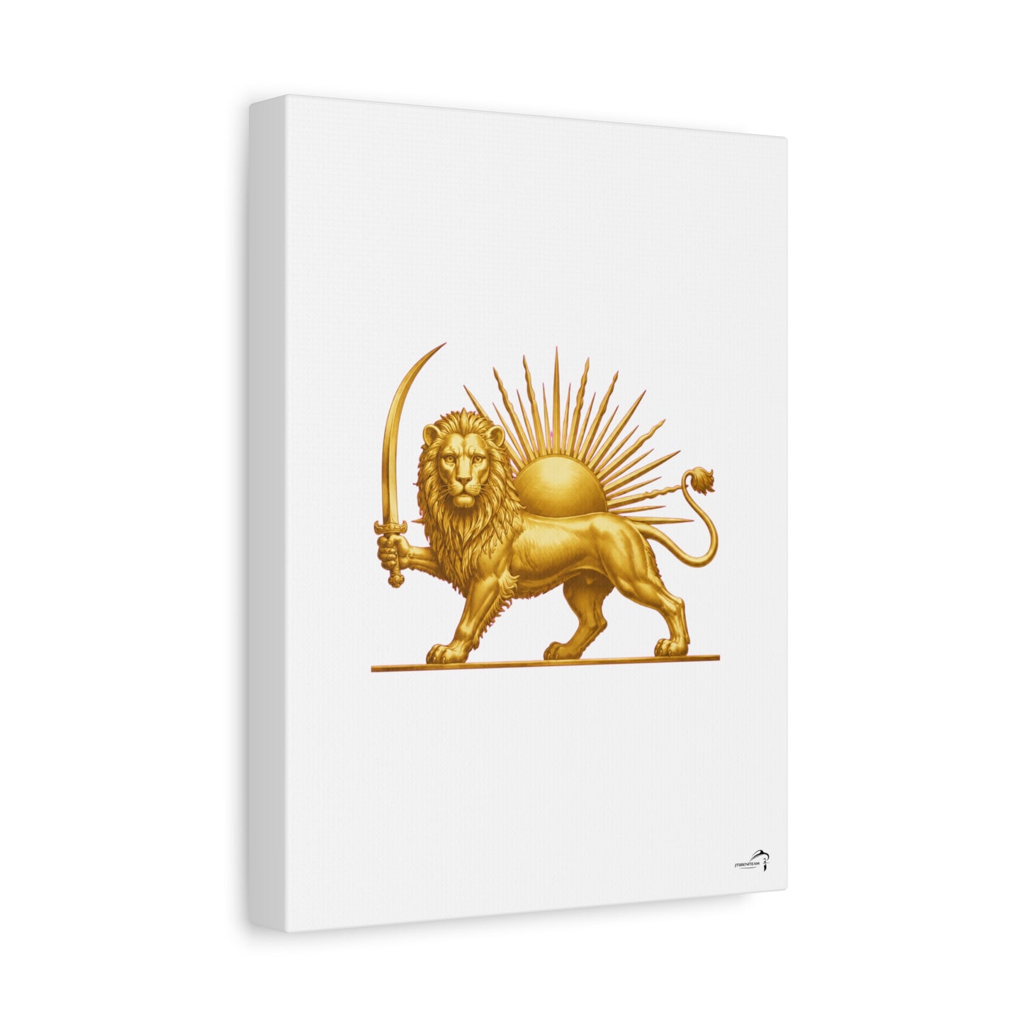 ItsBeniTeam™ Shir o Khorshid Heritage Canvas Wall Art | Premium Matte Stretched Canvas