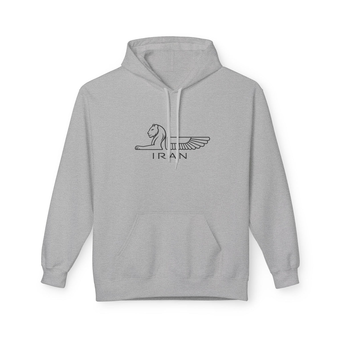 ItsBeniTeam™ | Lion of IRAN Hoodie – Minimal Persian Heritage Sweatshirt