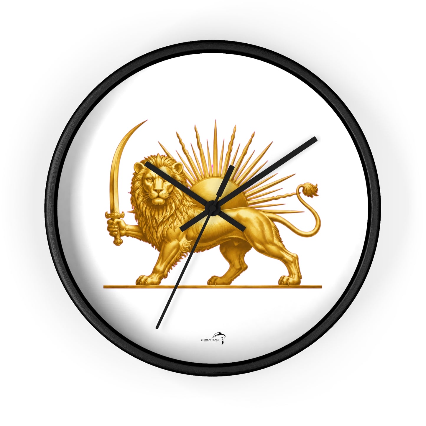 ItsBeniTeam™ | Lion & Sun – Legacy of Persia Wall Clock