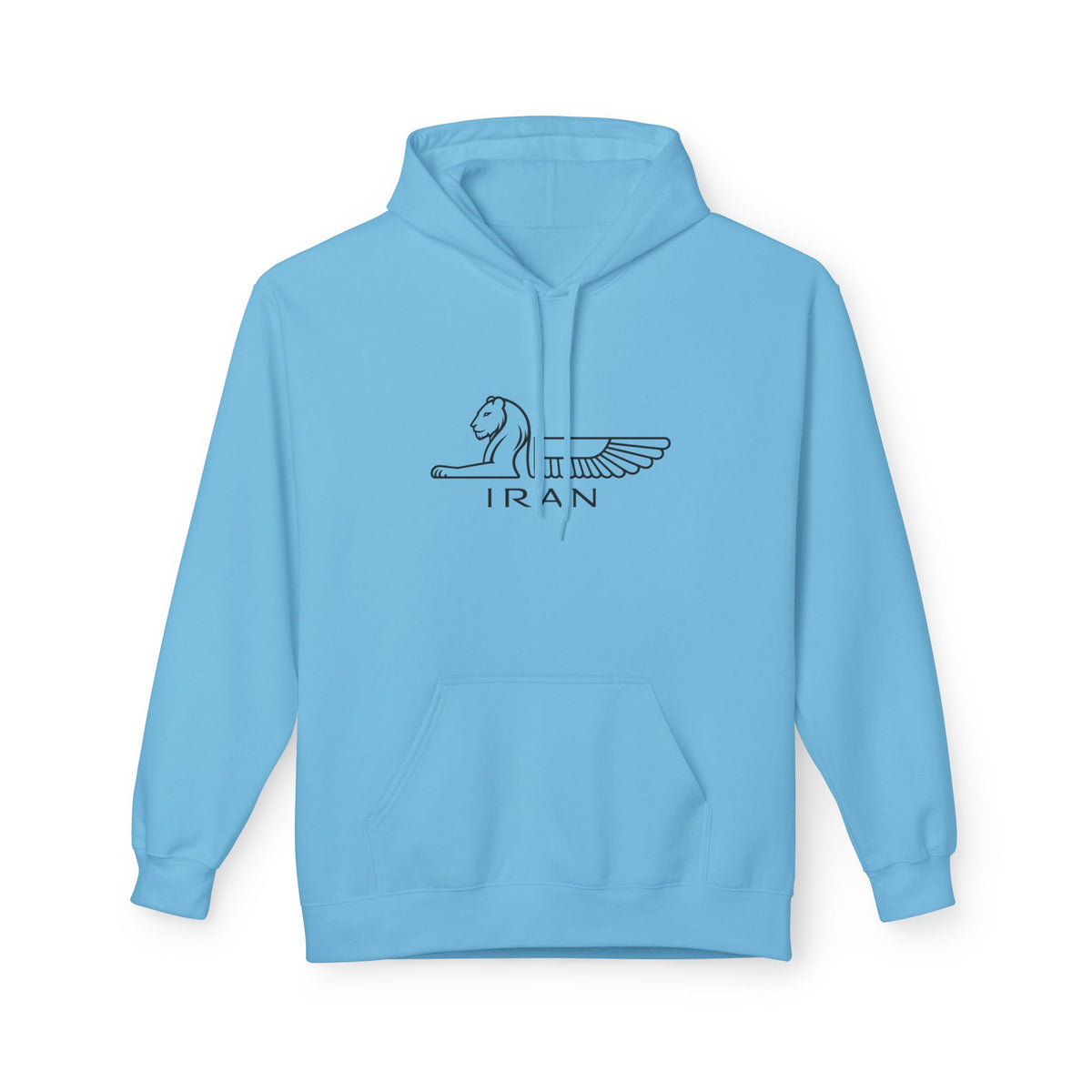 ItsBeniTeam™ | Lion of IRAN Hoodie – Minimal Persian Heritage Sweatshirt