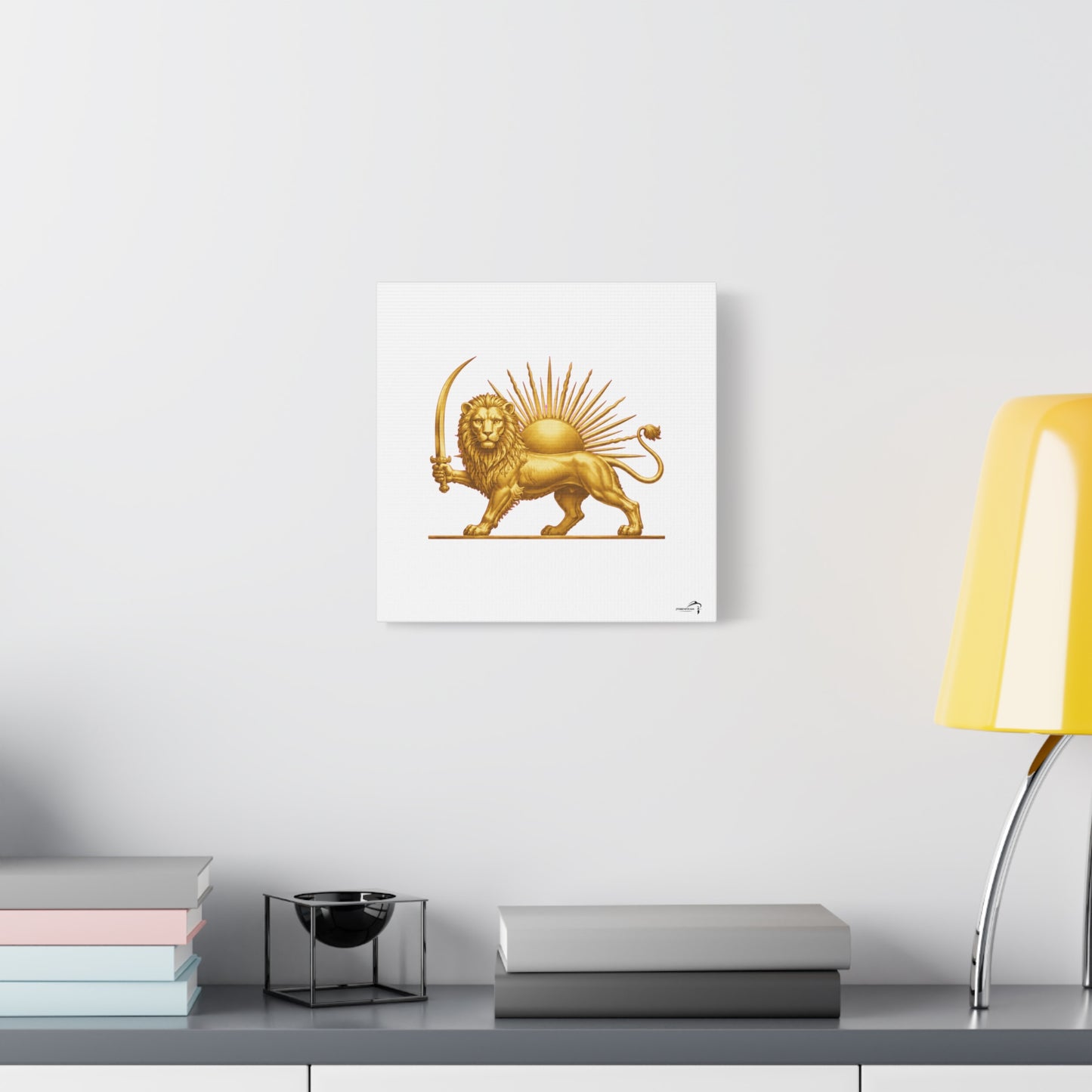 ItsBeniTeam™ Shir o Khorshid Heritage Canvas Wall Art | Premium Matte Stretched Canvas