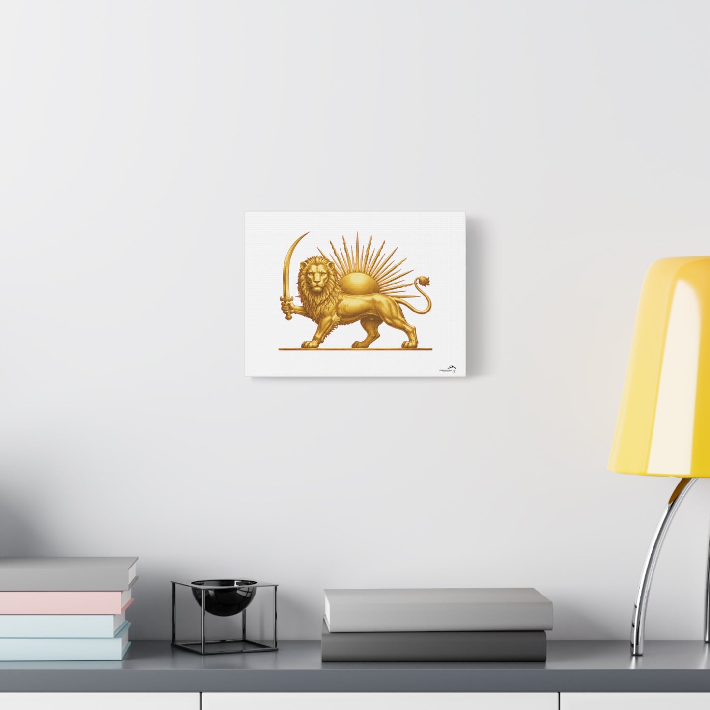 ItsBeniTeam™ Shir o Khorshid Heritage Canvas Wall Art | Premium Matte Stretched Canvas
