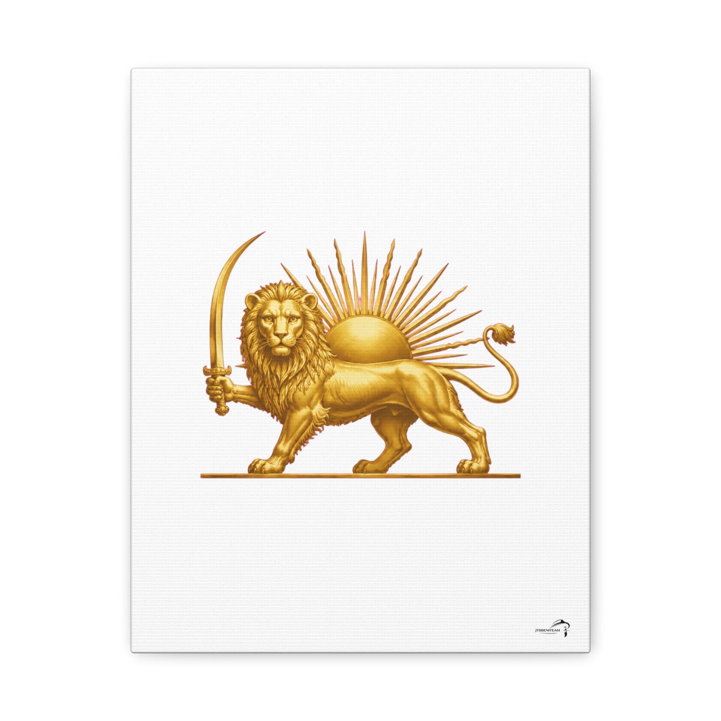 ItsBeniTeam™ Shir o Khorshid Heritage Canvas Wall Art | Premium Matte Stretched Canvas