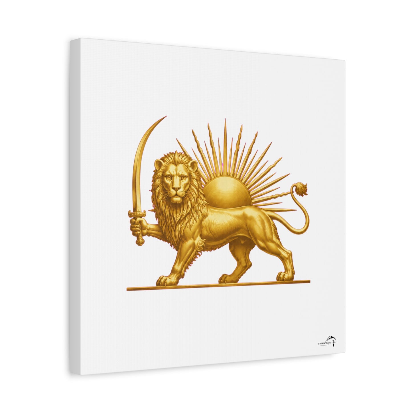 ItsBeniTeam™ Shir o Khorshid Heritage Canvas Wall Art | Premium Matte Stretched Canvas