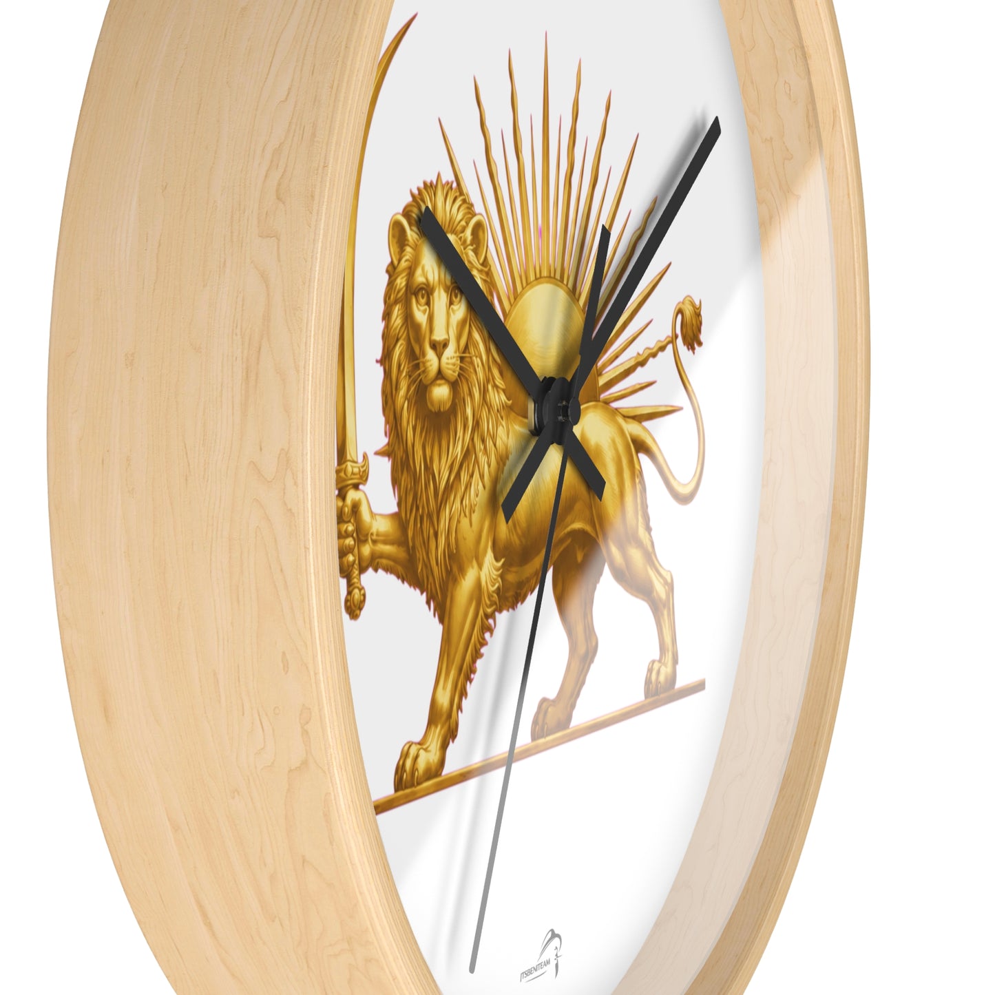 ItsBeniTeam™ | Lion & Sun – Legacy of Persia Wall Clock