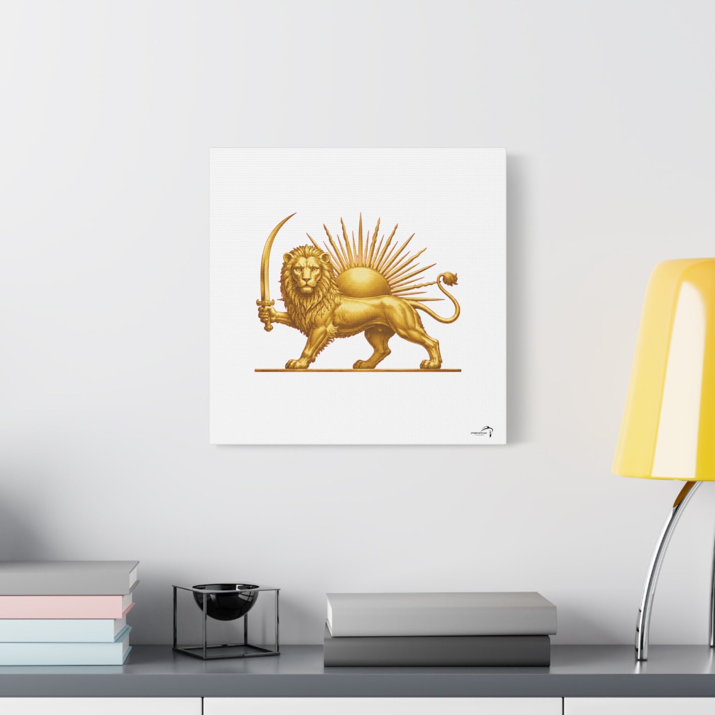 ItsBeniTeam™ Shir o Khorshid Heritage Canvas Wall Art | Premium Matte Stretched Canvas