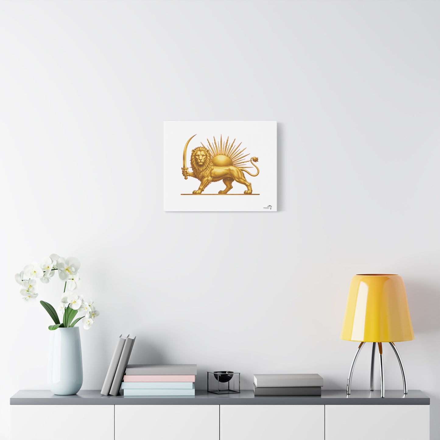 ItsBeniTeam™ Shir o Khorshid Heritage Canvas Wall Art | Premium Matte Stretched Canvas