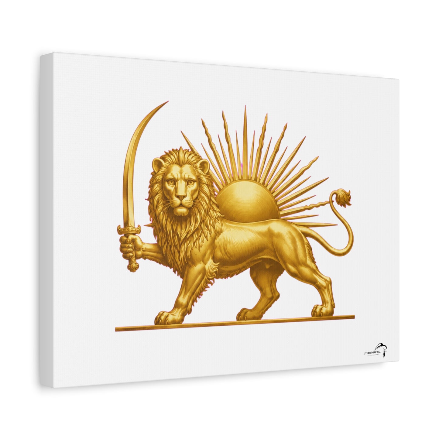 ItsBeniTeam™ Shir o Khorshid Heritage Canvas Wall Art | Premium Matte Stretched Canvas
