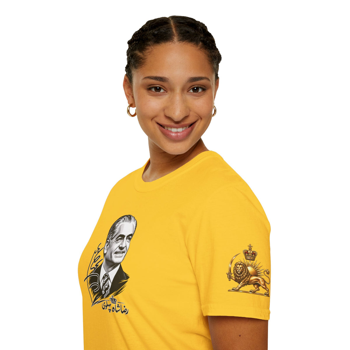 ItsBeniTeam™ | King Pahlavi Collection | Reza Shah Pahlavi Portrait T-Shirt – Persian Heritage Design