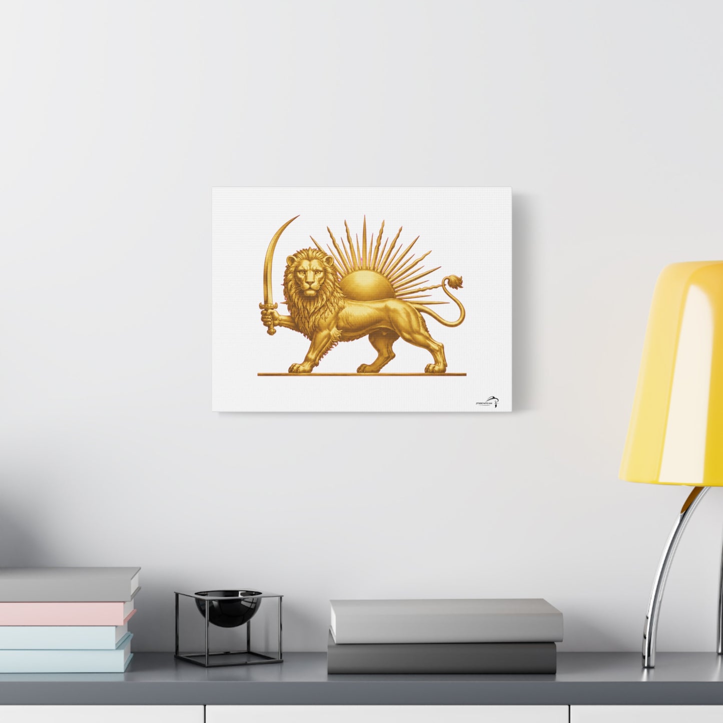 ItsBeniTeam™ Shir o Khorshid Heritage Canvas Wall Art | Premium Matte Stretched Canvas