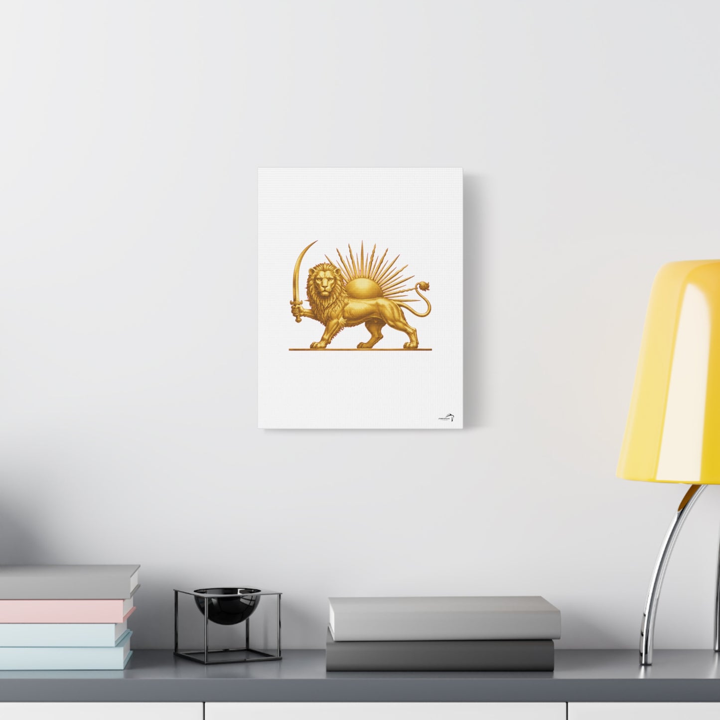 ItsBeniTeam™ Shir o Khorshid Heritage Canvas Wall Art | Premium Matte Stretched Canvas