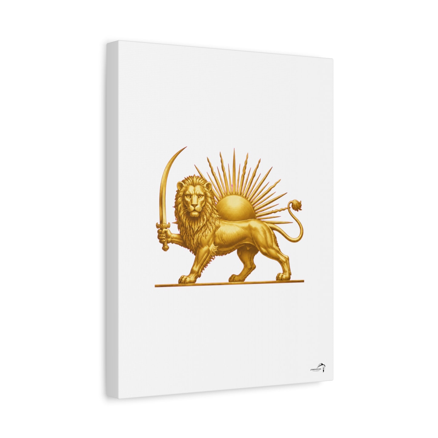 ItsBeniTeam™ Shir o Khorshid Heritage Canvas Wall Art | Premium Matte Stretched Canvas