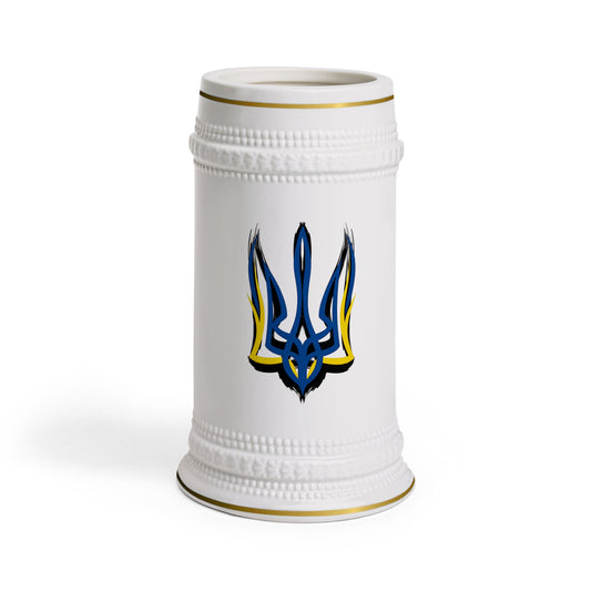 ItsBeniTeam™ | UKR Collection – Ukrainian Trident Heritage Beer Stein Mug