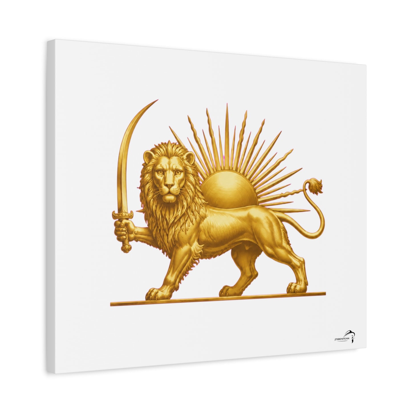 ItsBeniTeam™ Shir o Khorshid Heritage Canvas Wall Art | Premium Matte Stretched Canvas