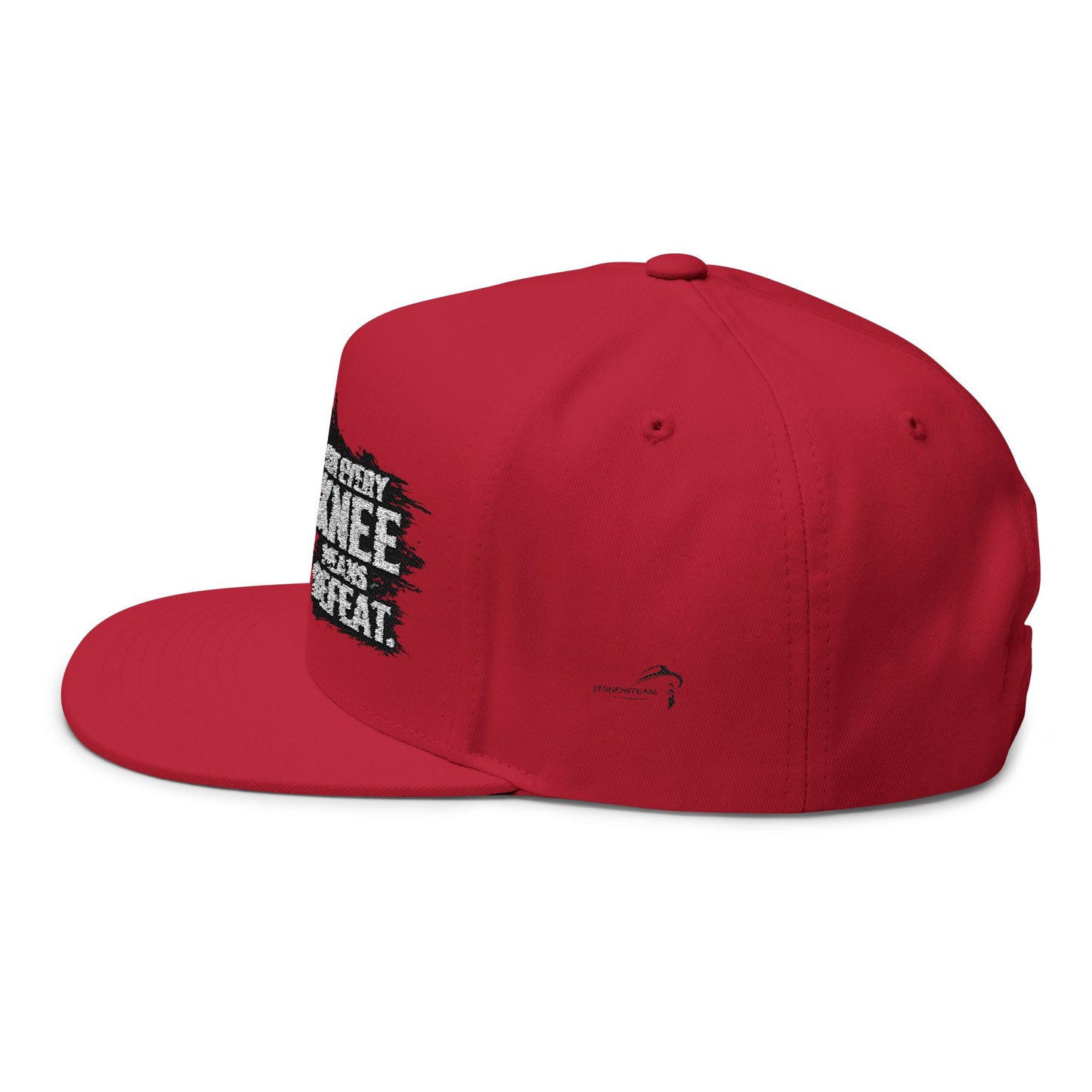 Not Every Knee Means Defeat | Embroidered Flat Bill Trucker Cap