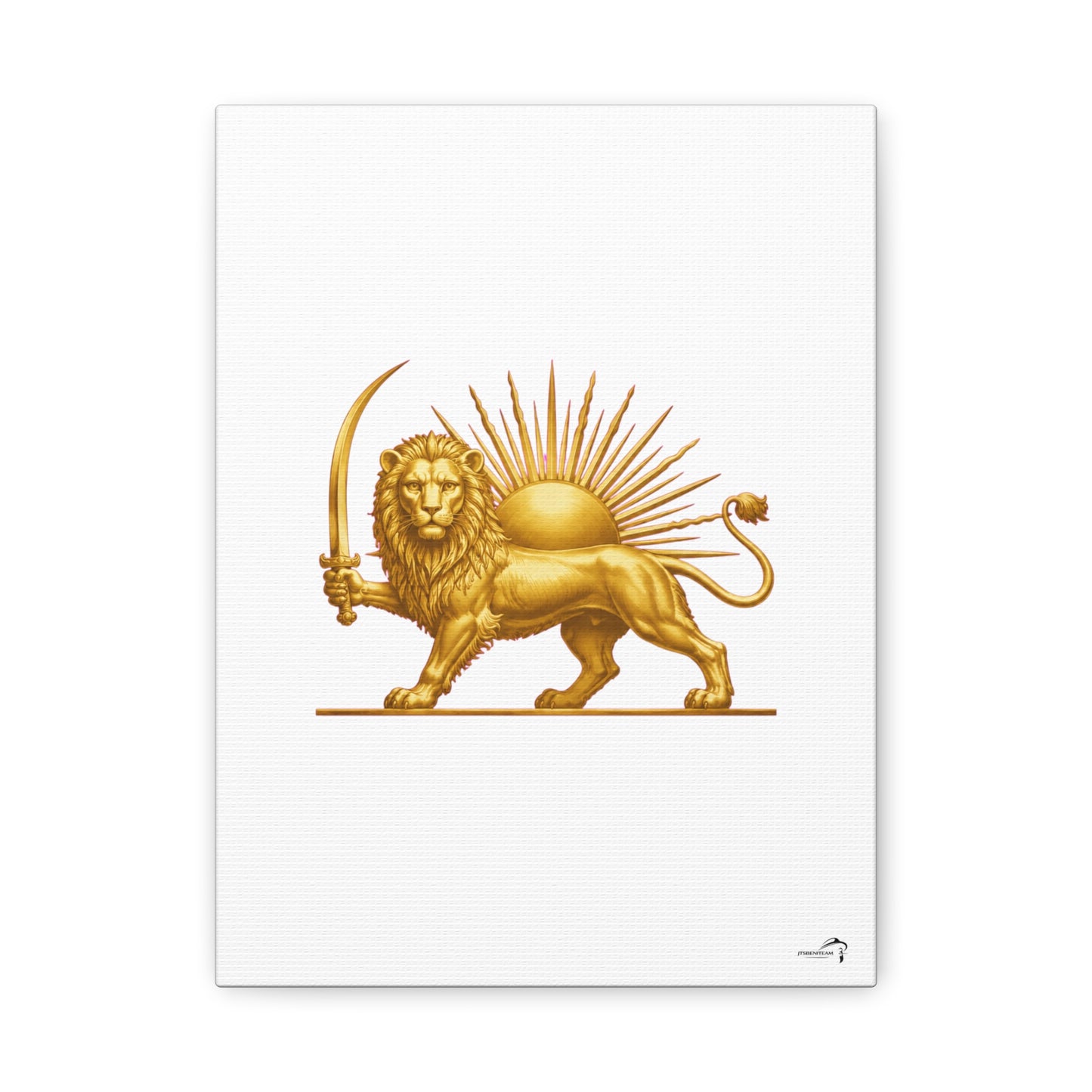ItsBeniTeam™ Shir o Khorshid Heritage Canvas Wall Art | Premium Matte Stretched Canvas