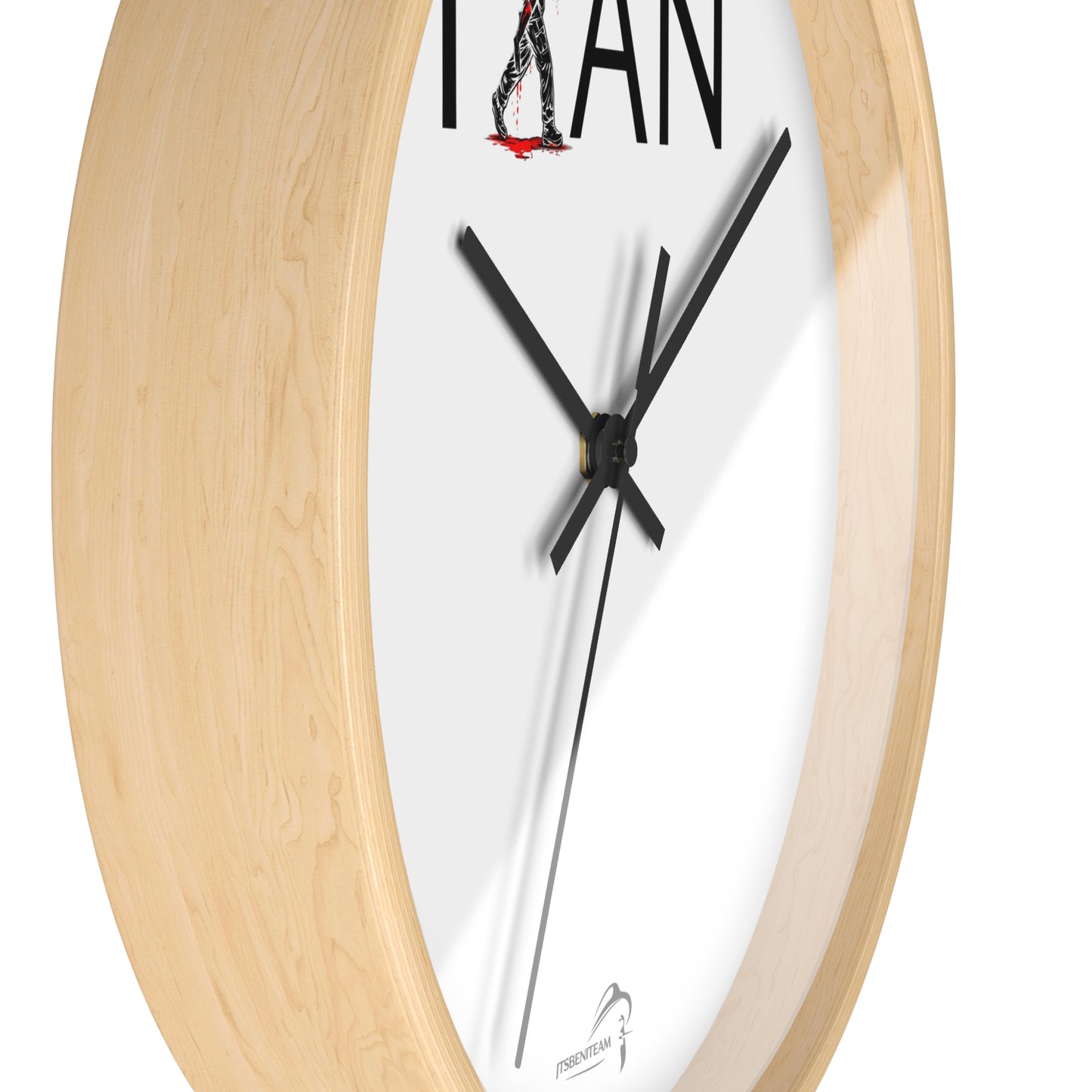 ItsBeniTeam™ | IAN – Time Carries Us Premium Wall Clock