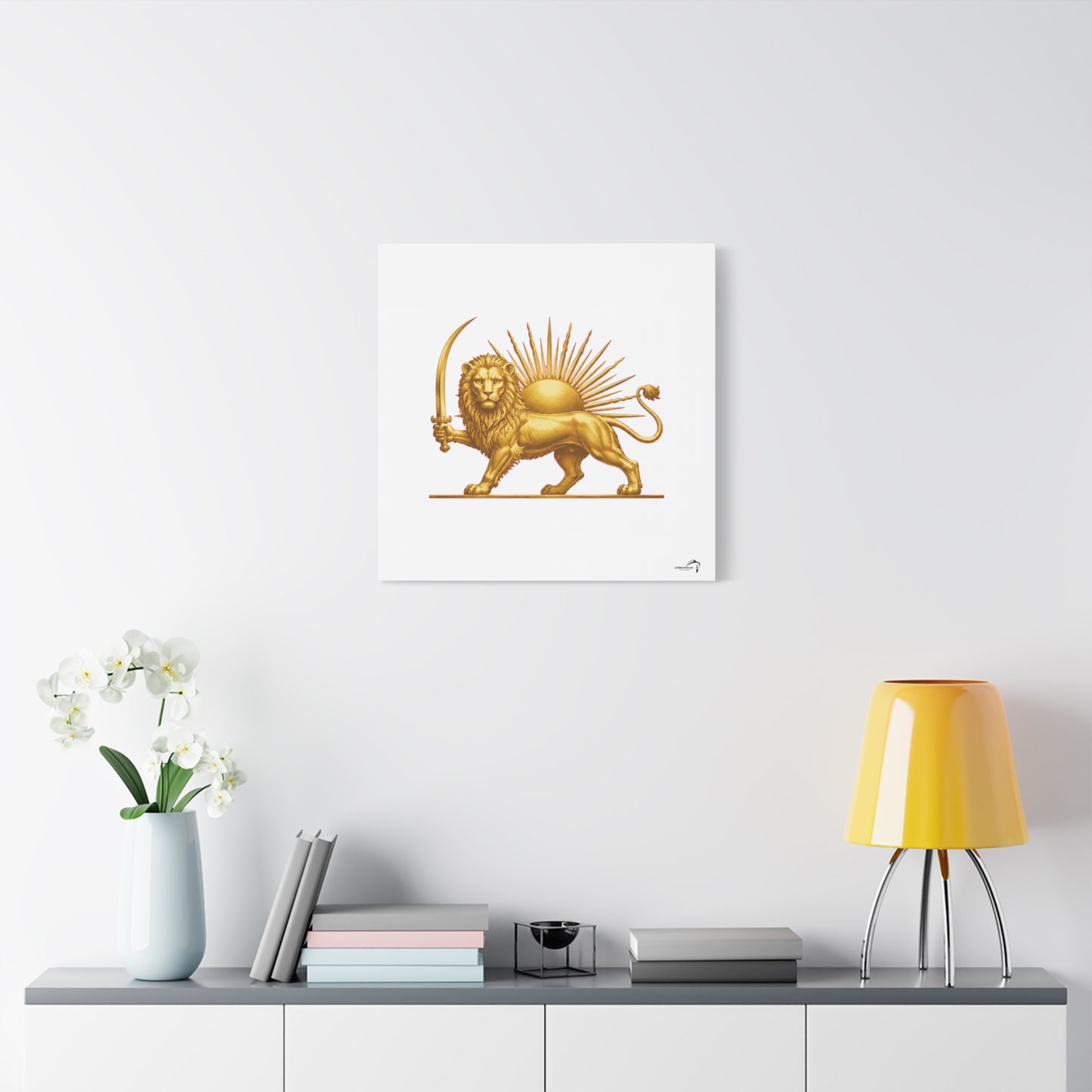 ItsBeniTeam™ Shir o Khorshid Heritage Canvas Wall Art | Premium Matte Stretched Canvas