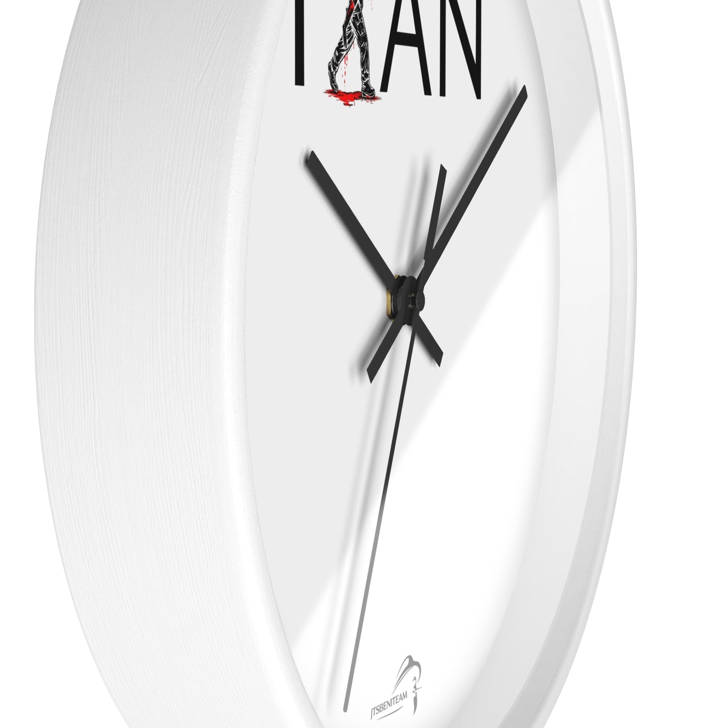 ItsBeniTeam™ | IAN – Time Carries Us Premium Wall Clock