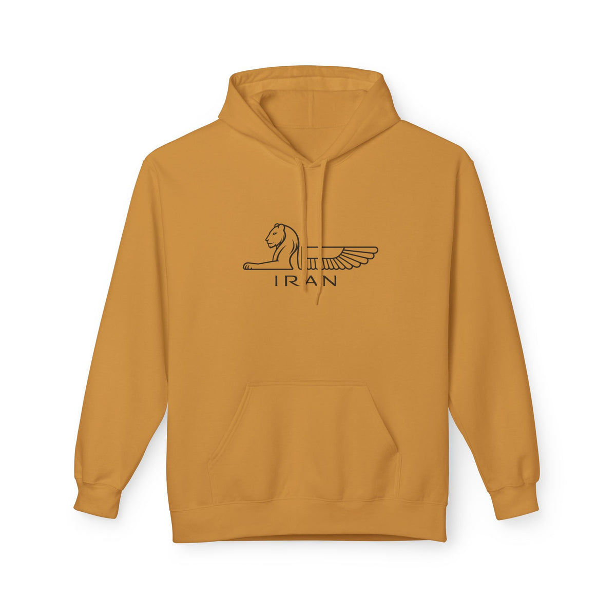 ItsBeniTeam™ | Lion of IRAN Hoodie – Minimal Persian Heritage Sweatshirt