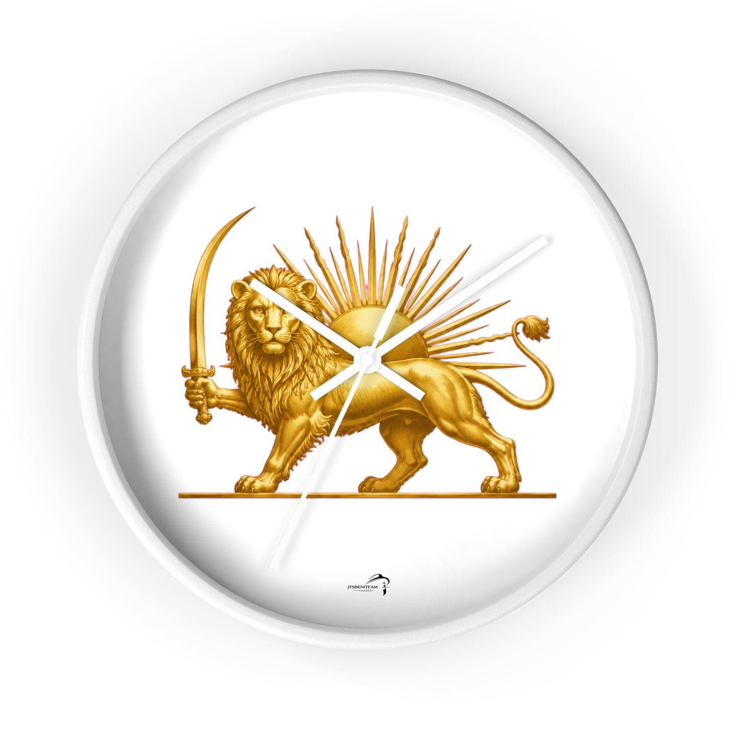 ItsBeniTeam™ | Lion & Sun – Legacy of Persia Wall Clock