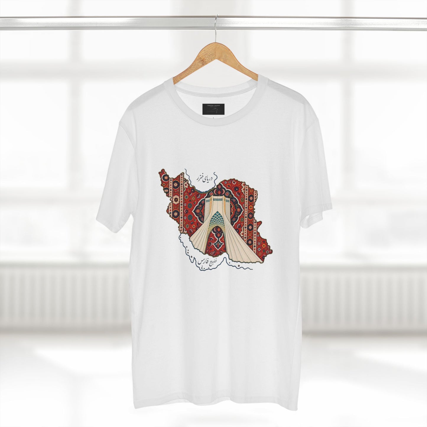 ItsBeniTeam™ | IRAN MAP | Persian Carpet & Azadi Tower | Premium Heritage T-Shirt