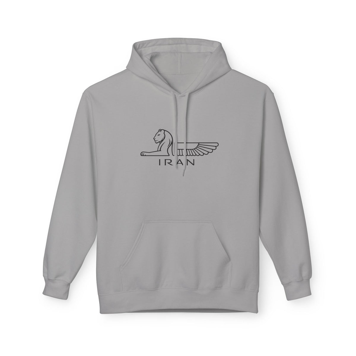 ItsBeniTeam™ | Lion of IRAN Hoodie – Minimal Persian Heritage Sweatshirt
