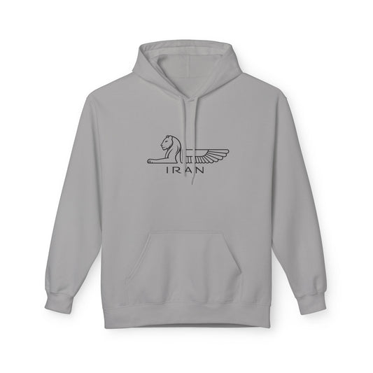ItsBeniTeam™ | Lion of IRAN Hoodie – Minimal Persian Heritage Sweatshirt