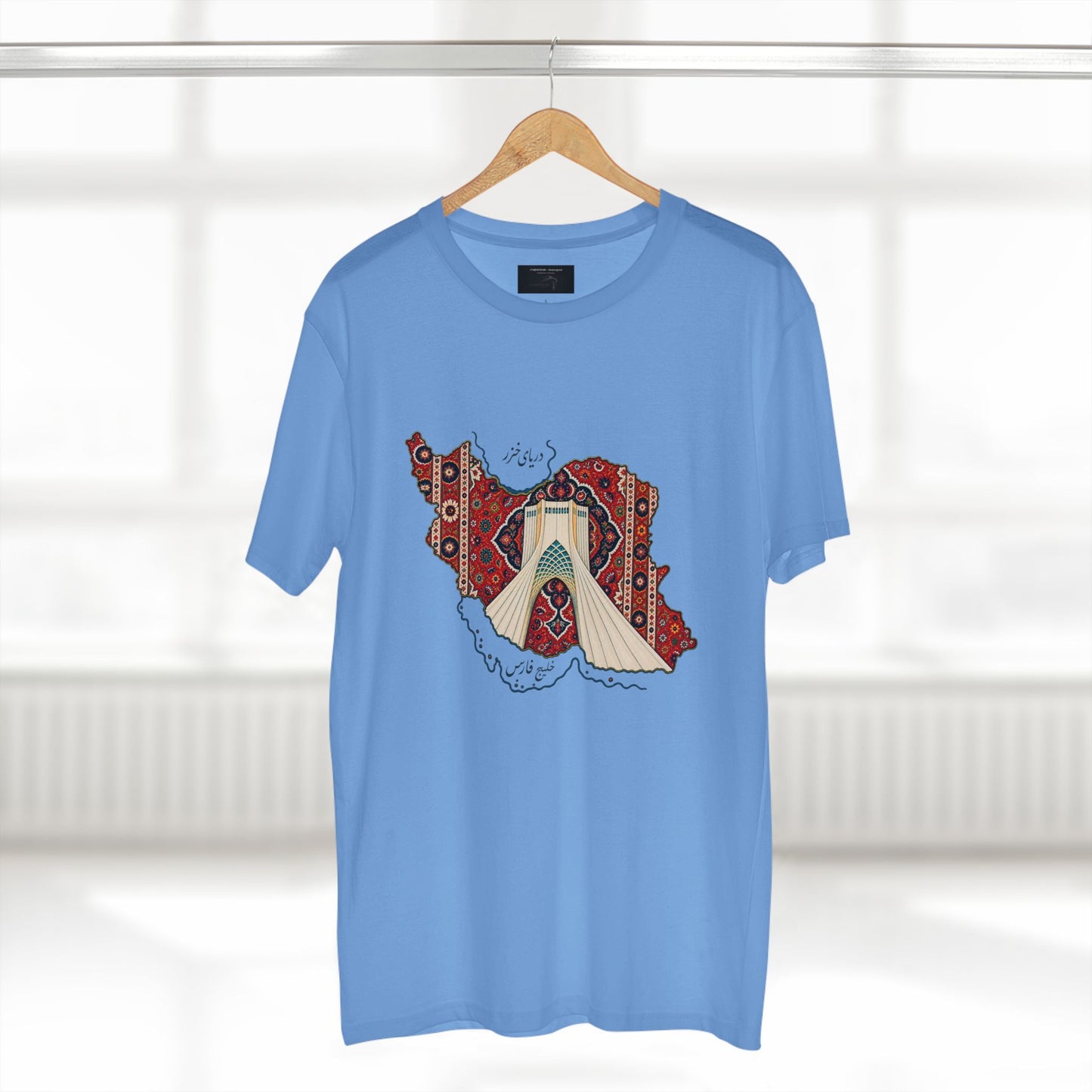 ItsBeniTeam™ | IRAN MAP | Persian Carpet & Azadi Tower | Premium Heritage T-Shirt