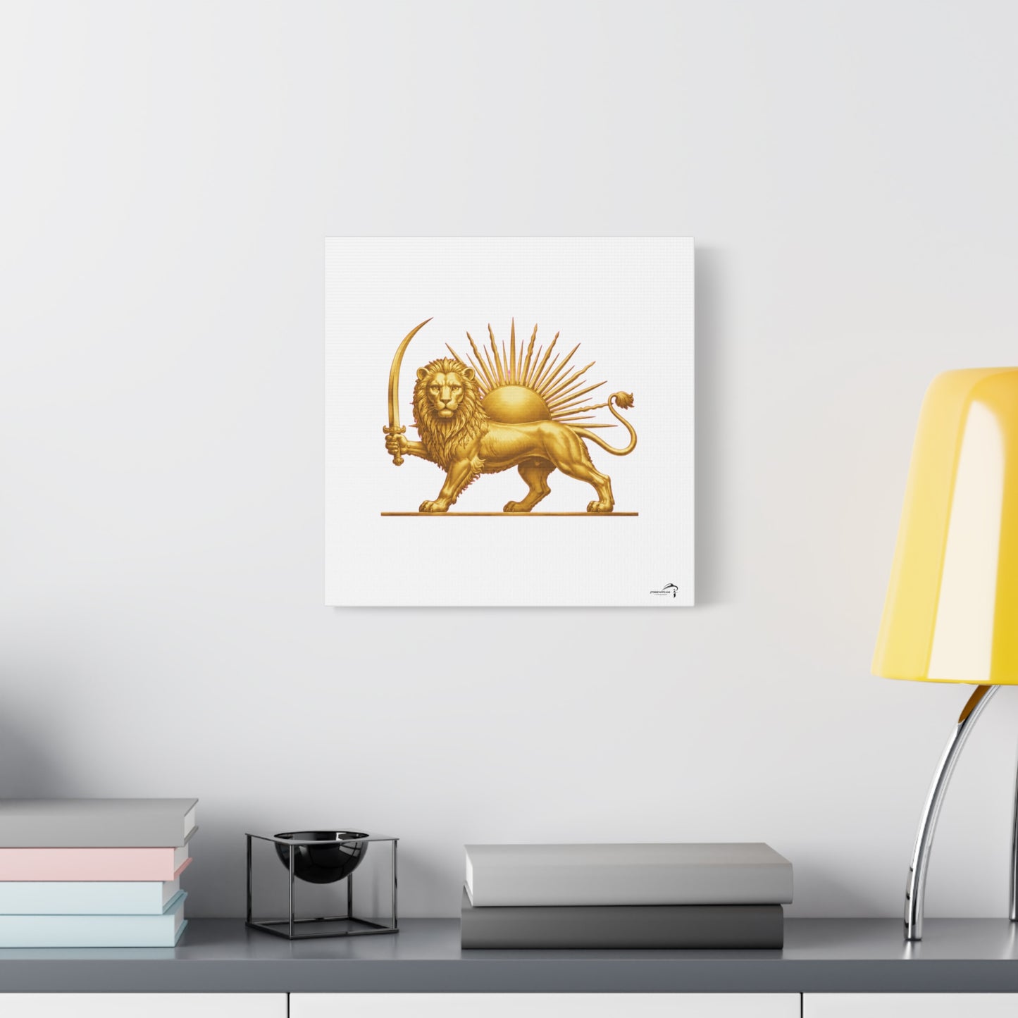 ItsBeniTeam™ Shir o Khorshid Heritage Canvas Wall Art | Premium Matte Stretched Canvas