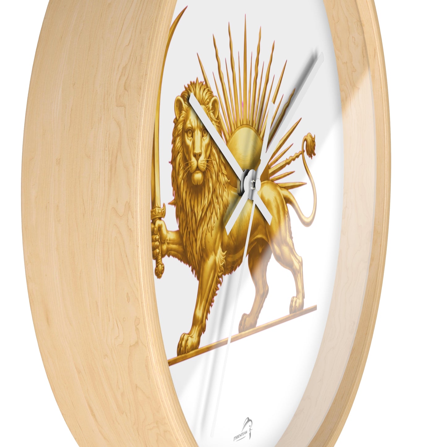 ItsBeniTeam™ | Lion & Sun – Legacy of Persia Wall Clock