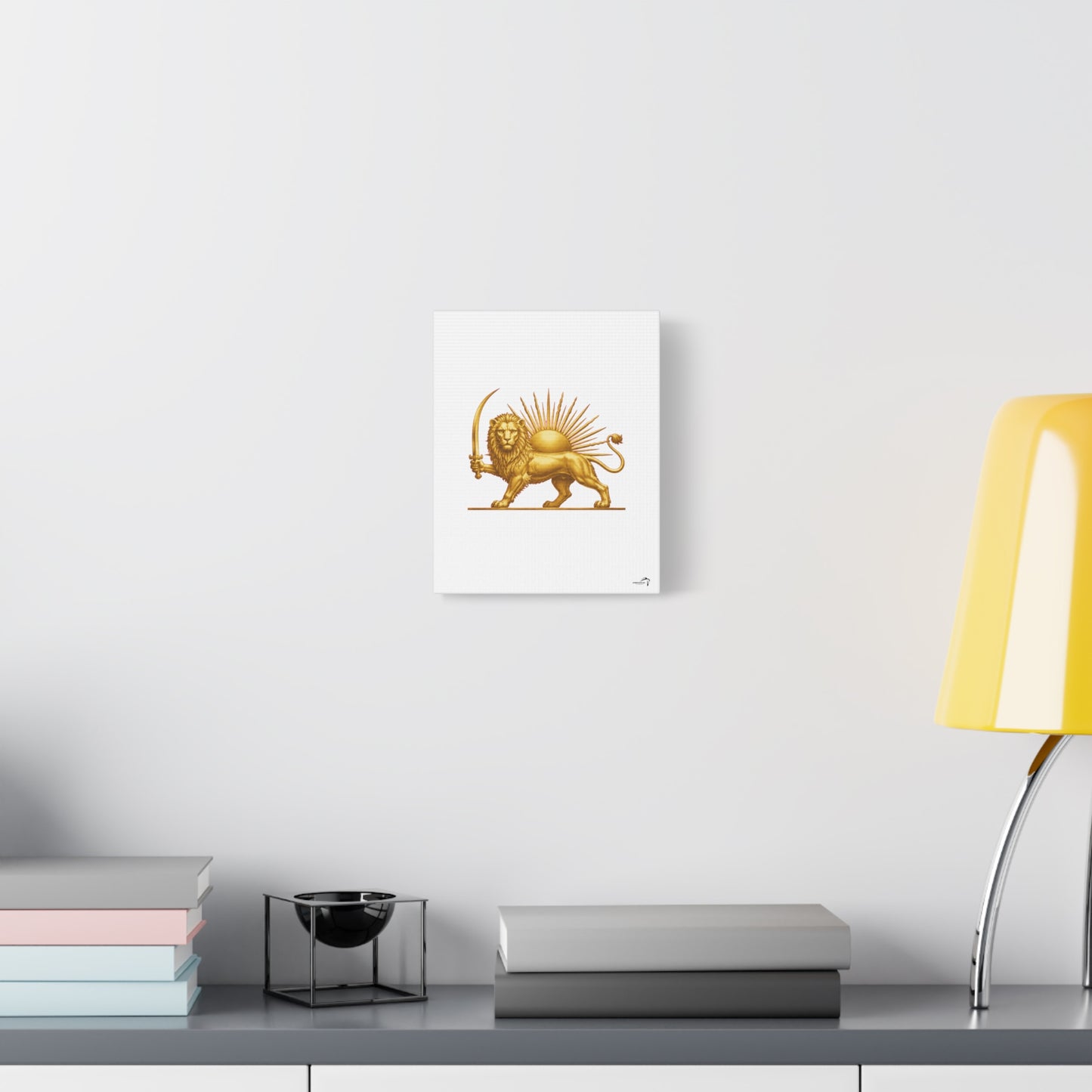 ItsBeniTeam™ Shir o Khorshid Heritage Canvas Wall Art | Premium Matte Stretched Canvas