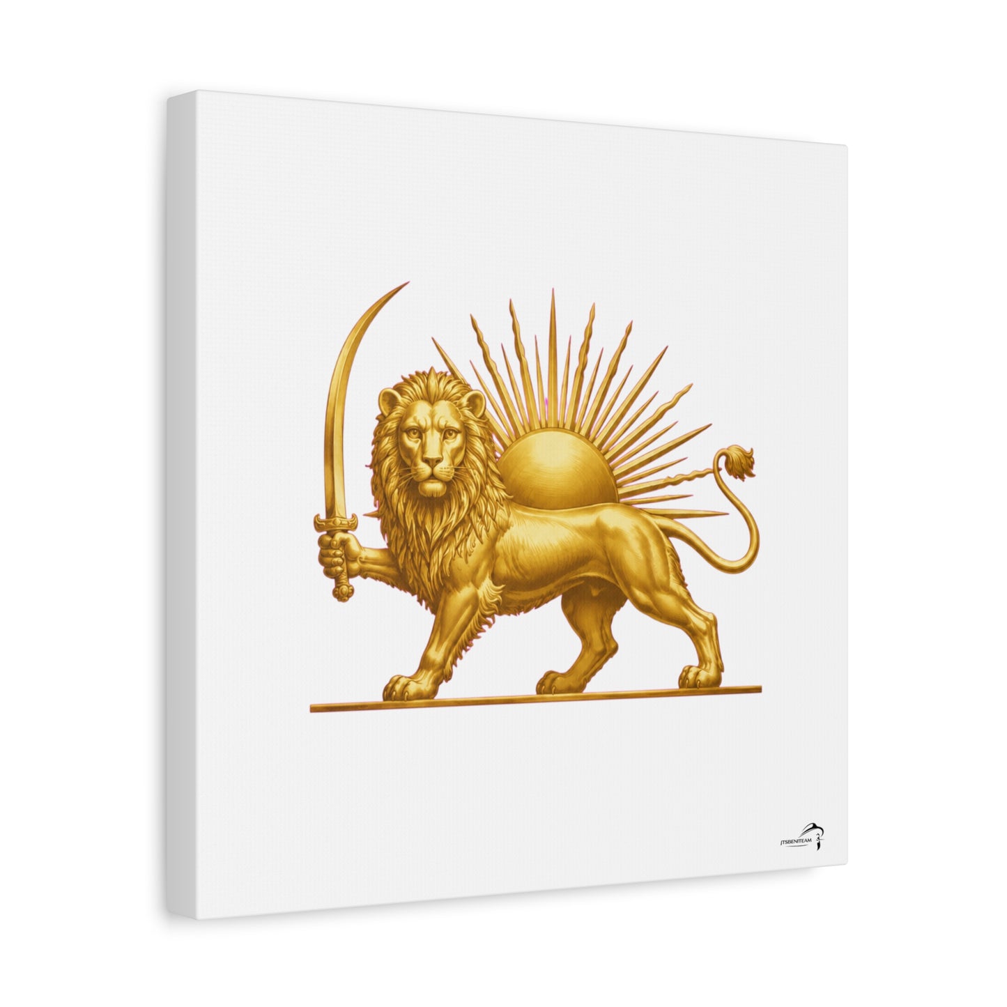 ItsBeniTeam™ Shir o Khorshid Heritage Canvas Wall Art | Premium Matte Stretched Canvas