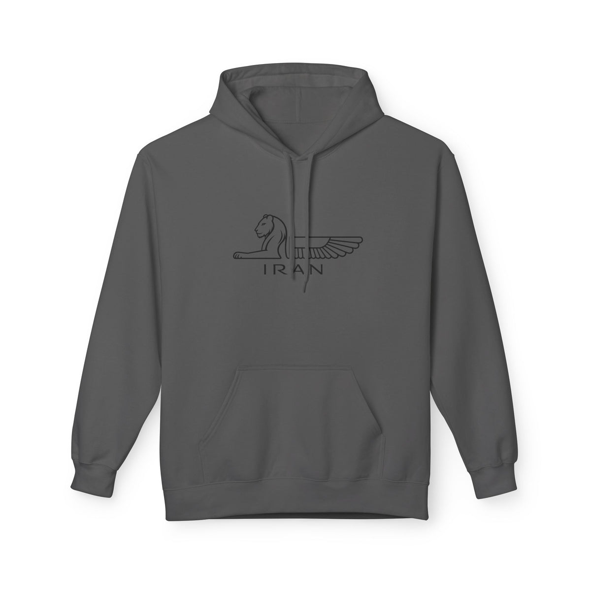 ItsBeniTeam™ | Lion of IRAN Hoodie – Minimal Persian Heritage Sweatshirt