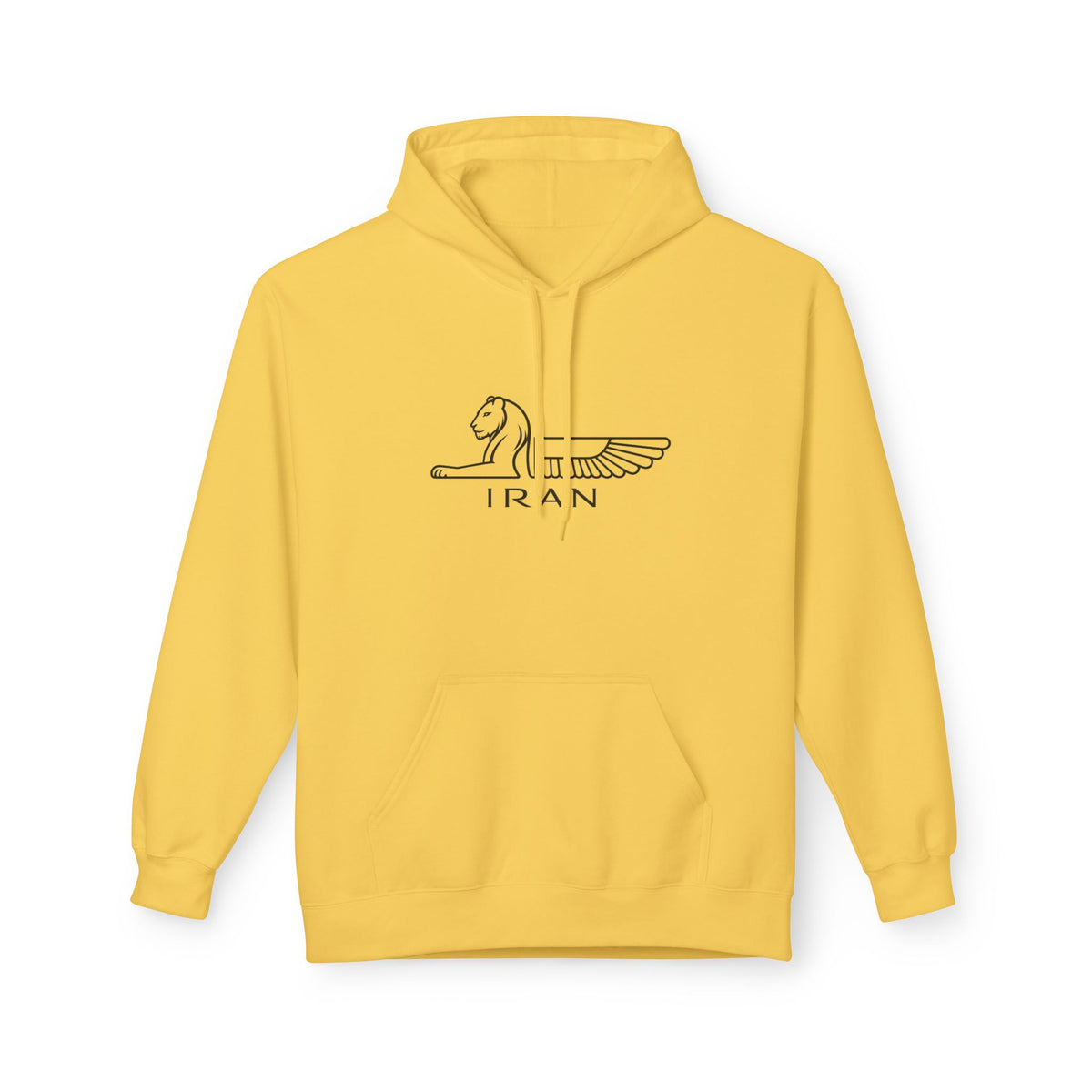 ItsBeniTeam™ | Lion of IRAN Hoodie – Minimal Persian Heritage Sweatshirt